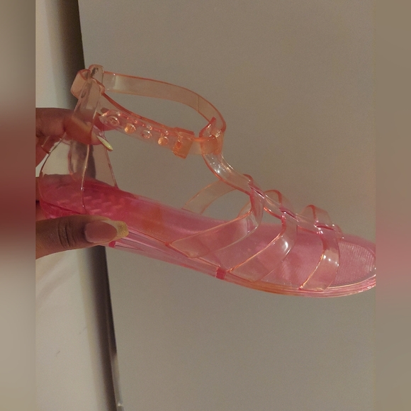 Pink jelly gladiator sandals - Picture 9 of 12